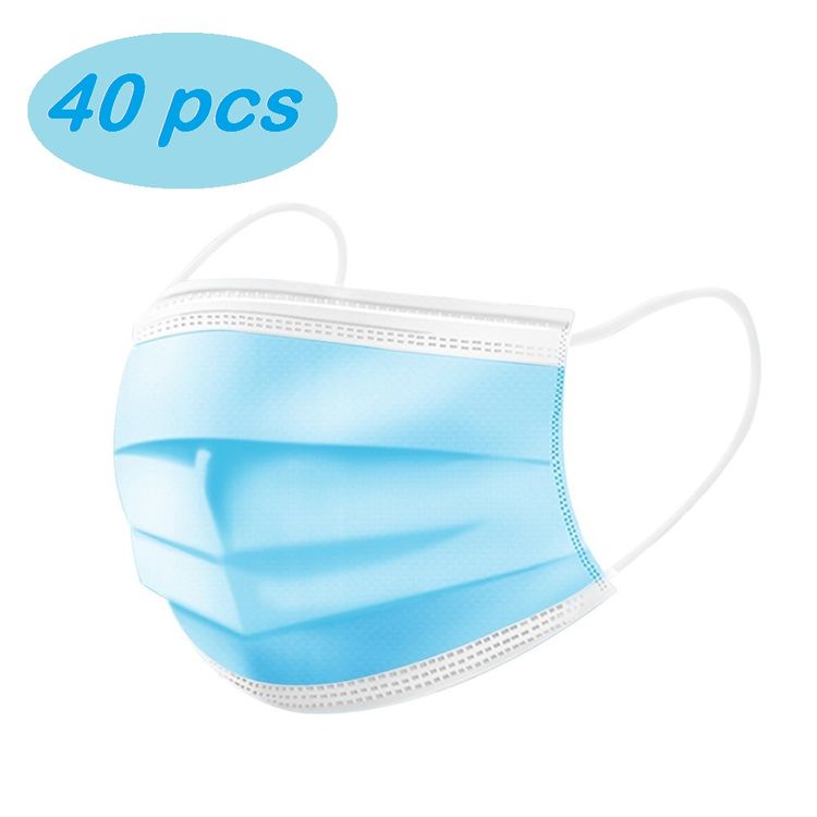 Vizio 3 Ply Surgical Mask -Blue (Pack Of 10)