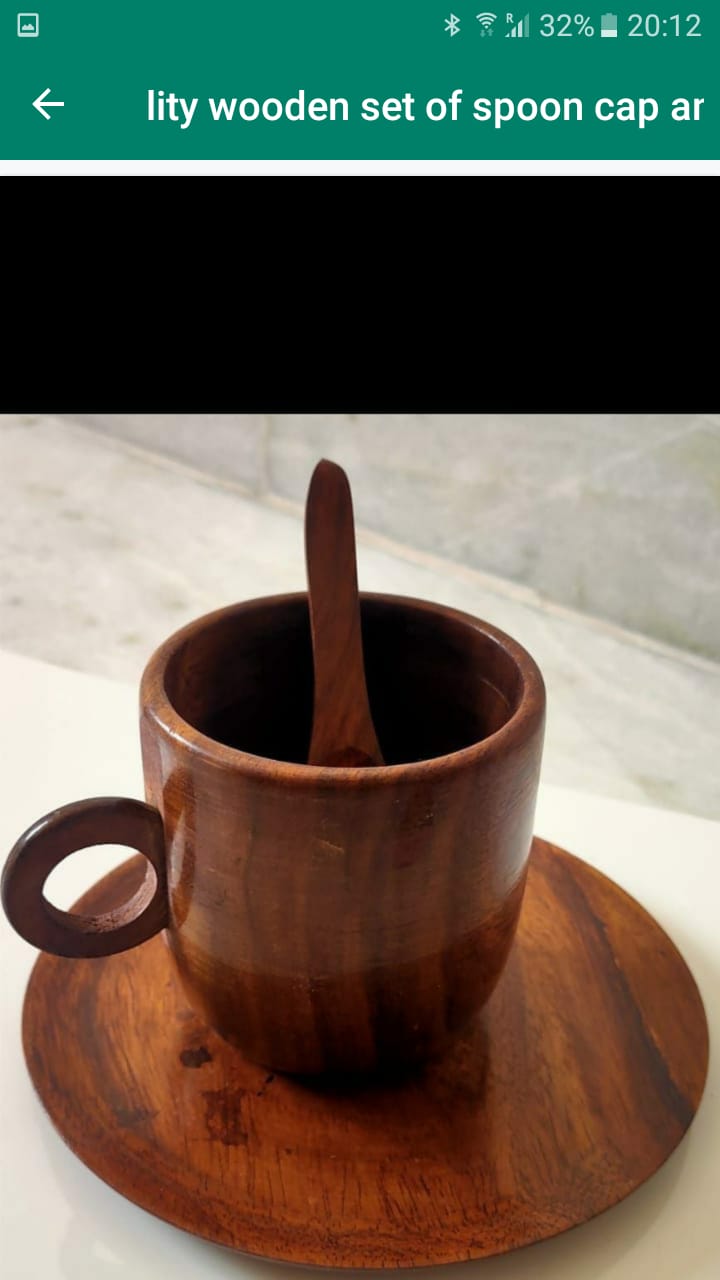 Wooden Cup Plate